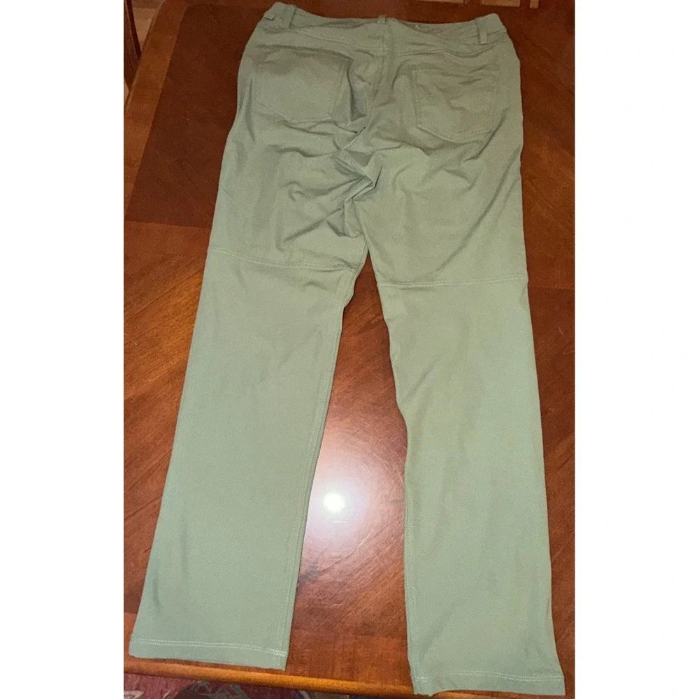 Lululemon ABC Pant Classic-Fit Warpstreme Olive Green Mens 31x31 Trousers